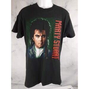 Vintage Marty Stuart 1990s black men's T-shirt size Xlarge XL